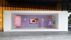 The Institue of Queer Ecology의 작품이 설치된 전시 전경 썸네일